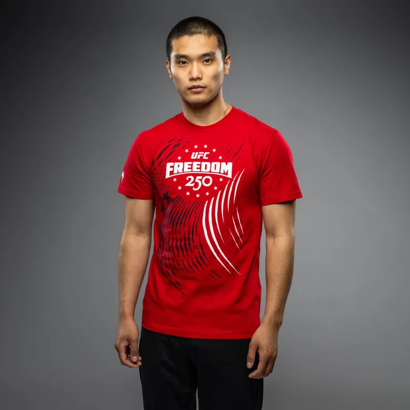 UFC Freedom 250 Official Weigh-In Tshirt - Red