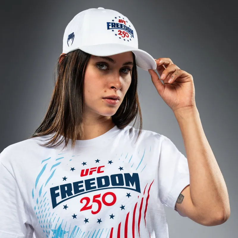 UFC Freedom 250 Official Weigh-In Tshirt - White - Image 2