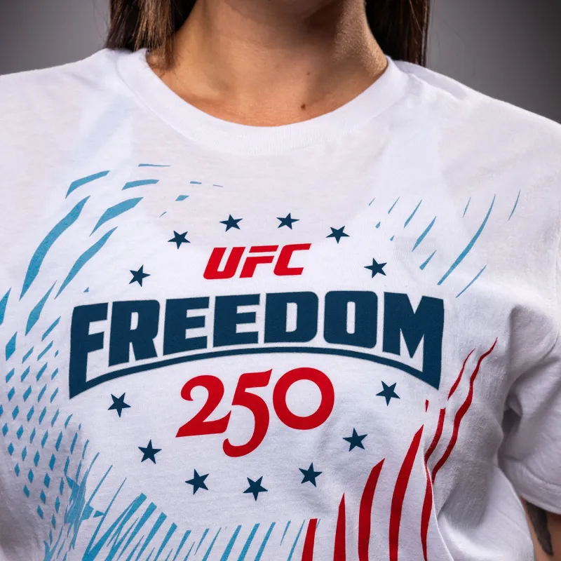 UFC Freedom 250 Official Weigh-In Tshirt - White - Image 3