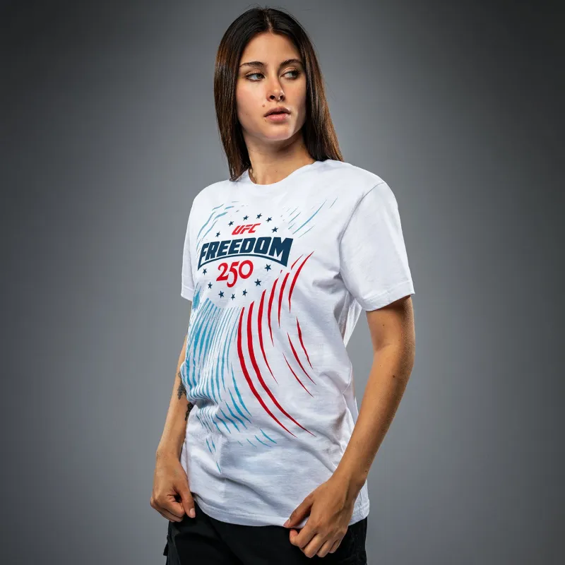 UFC Freedom 250 Official Weigh-In Tshirt - White - Image 4