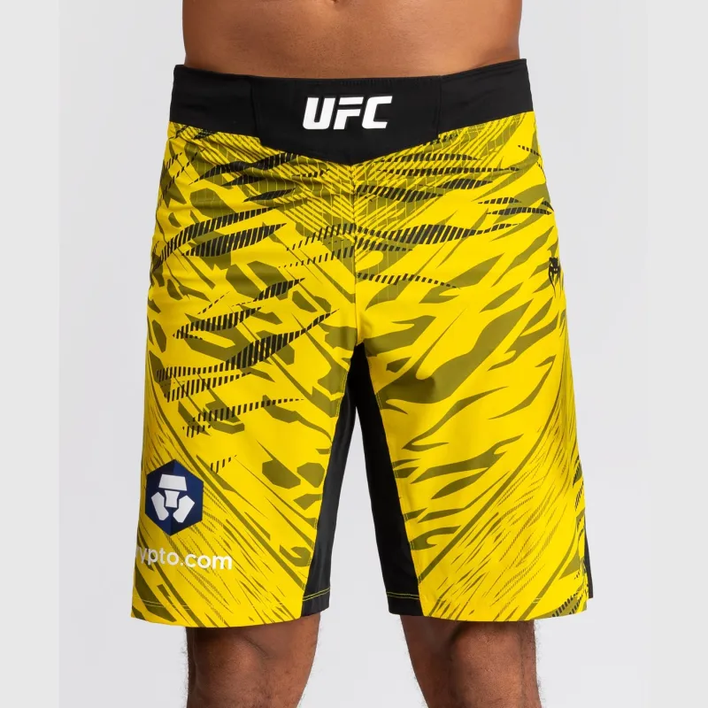 UFC Fusion by Venum Authentic Fight Night Men’s Fight Short - Long Fit - Yellow - Image 4