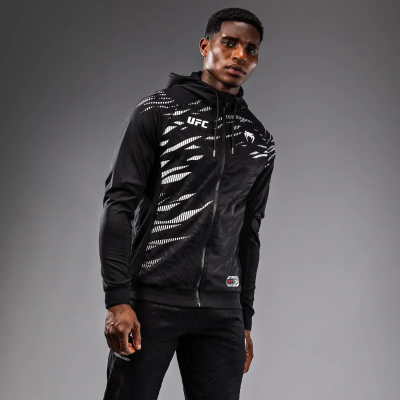 UFC Fusion by Venum Authentic Fight Night Men’s Walkout Hoodie - Black - Image 4