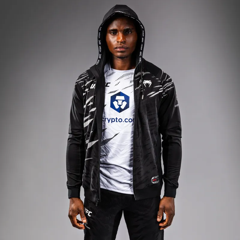 UFC Fusion by Venum Authentic Fight Night Men’s Walkout Hoodie - Black - Image 5