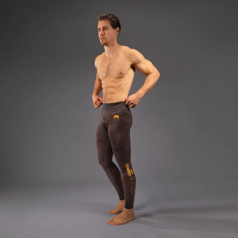 UFC Fusion by Venum Fight Week Men’s Performance Tight - Earthen Brown - Image 2