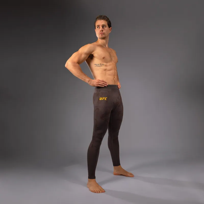UFC Fusion by Venum Fight Week Men’s Performance Tight - Earthen Brown - Image 3