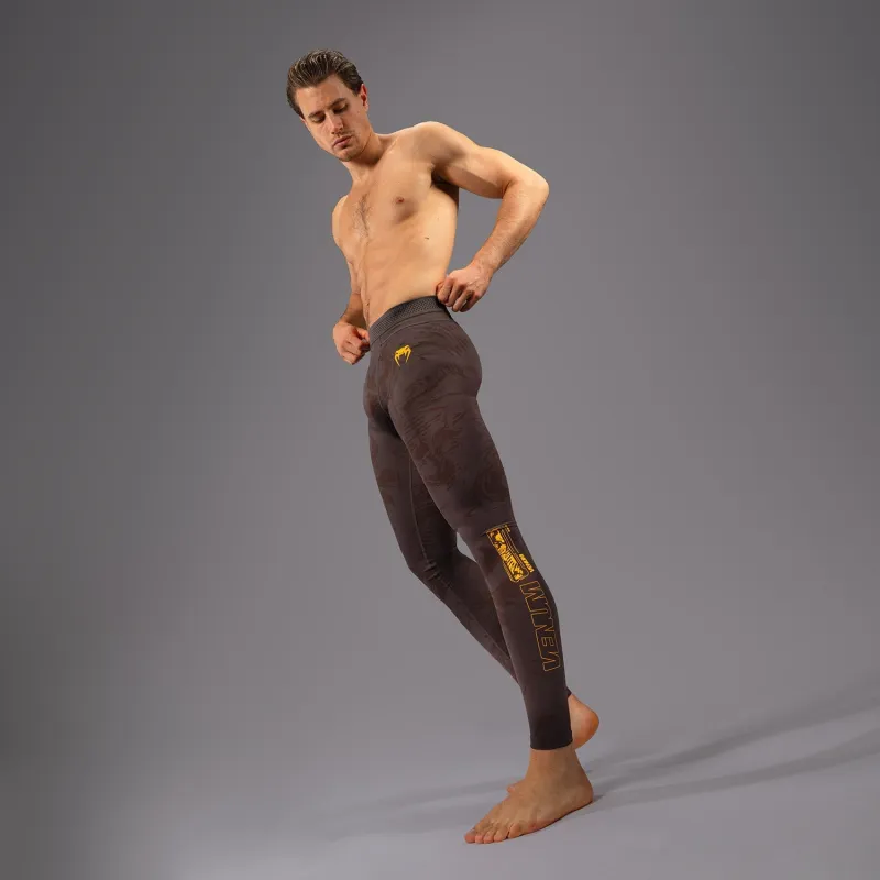UFC Fusion by Venum Fight Week Men’s Performance Tight - Earthen Brown - Image 5