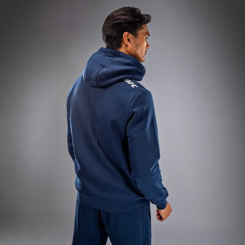 UFC Fusion by Venum Fight Week Men’s Pullover Hoodie - Solid Oceanic Blue - Image 2