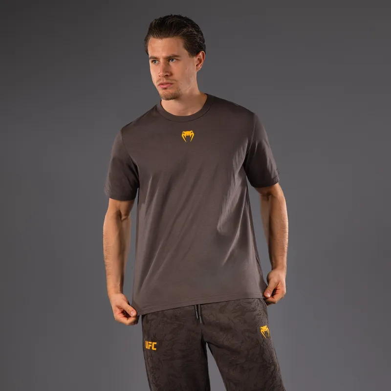 UFC Fusion by Venum Fight Week Men’s Short Sleeve T-Shirt - Solid Earthen Brown - Image 3