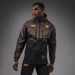 UFC Fusion by Venum Fight Week Men’s Zip Hoodie - Earthen Brown