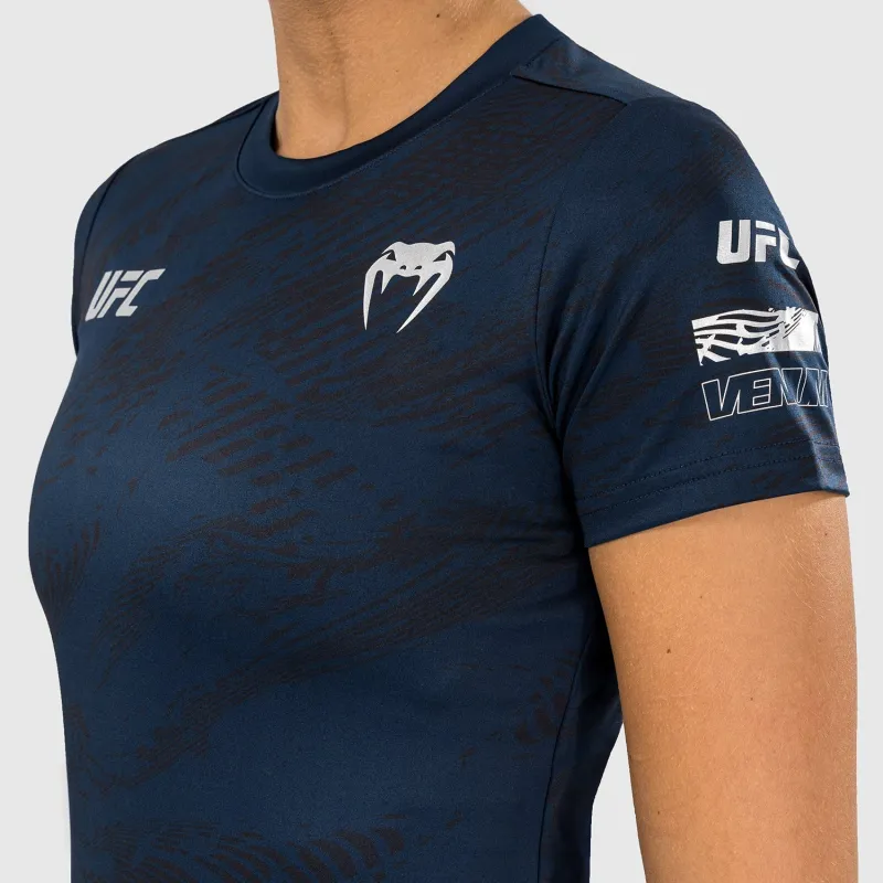 UFC Fusion by Venum Fight Week Women’s Dry-Tech T-Shirt - Oceanic Blue - Image 4