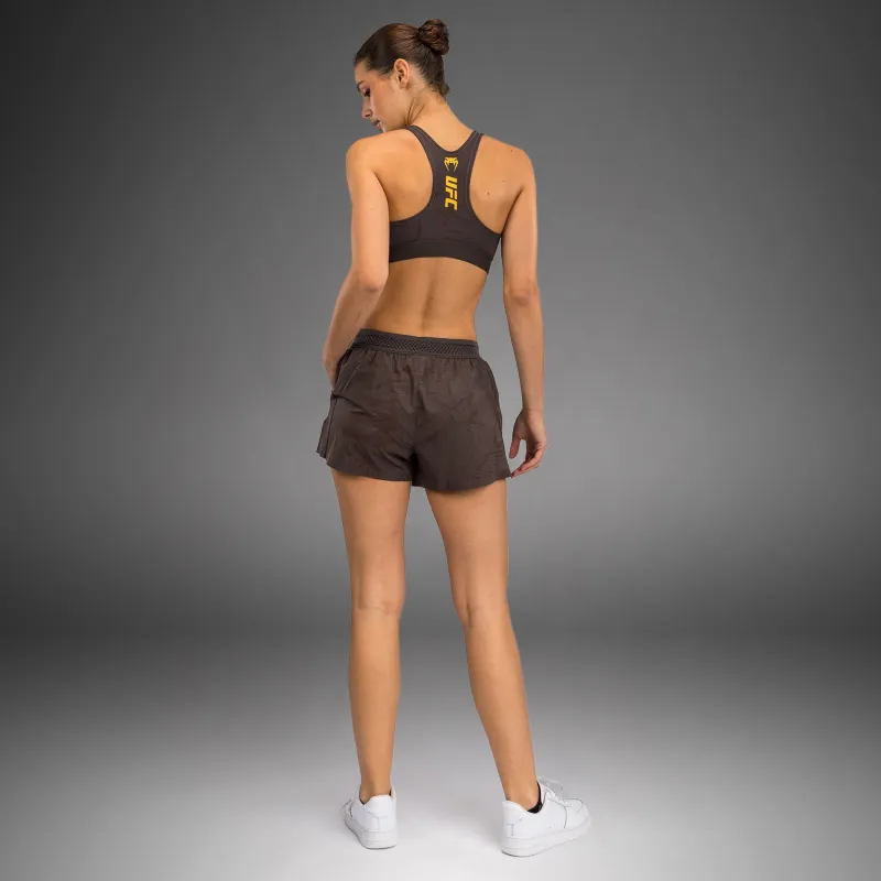 UFC Fusion by Venum Fight Week Women’s Performance Short - Earthen Brown - Image 5