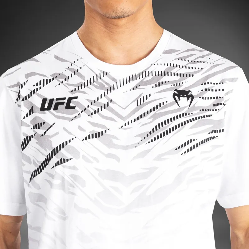 UFC Fusion by Venum Men’s Replica Short Sleeve T-Shirt - White - Image 4