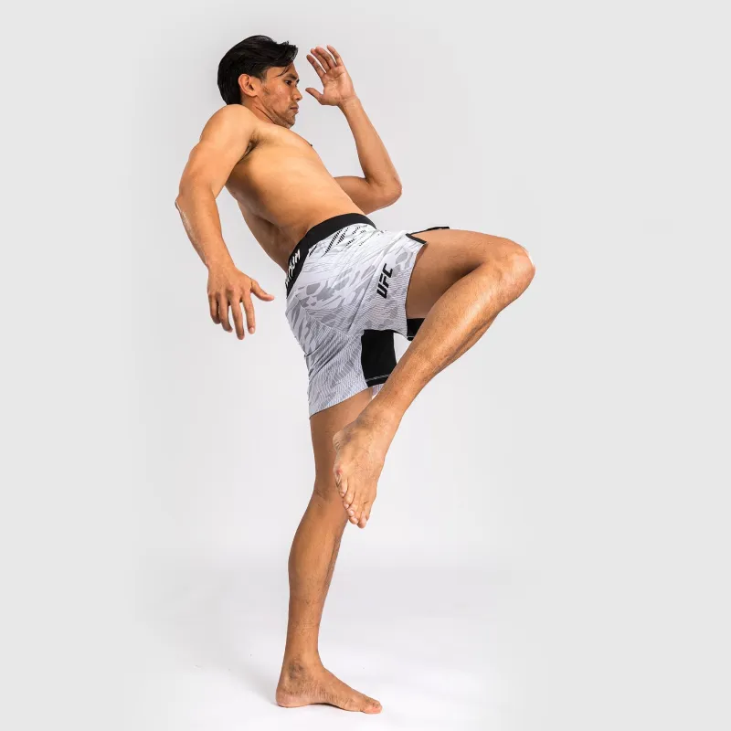 UFC Fusion by Venum Personalized Authentic Fight Night Men's Fight Short - Short Fit - White - Image 4