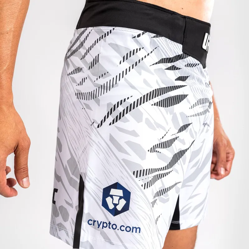 UFC Fusion by Venum Personalized Authentic Fight Night Men's Fight Short - Short Fit - White - Image 5