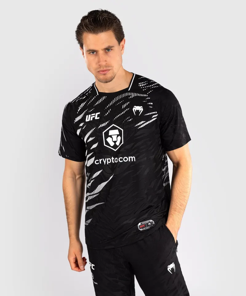 UFC Fusion by Venum Personalized Authentic Fight Night Men's Walkout Jersey - Black - Image 3