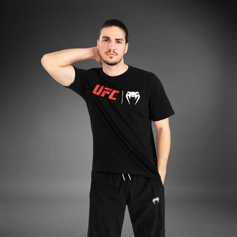 UFC Venum Classic T-Shirt - Black/Red - Image 5