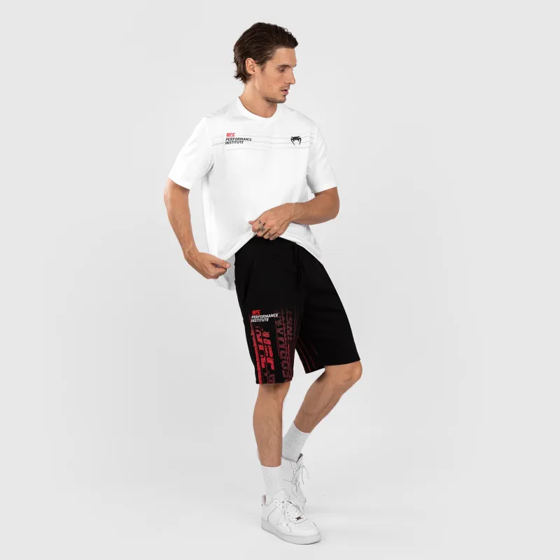 UFC Venum Performance Institute 2.0 Men’s Cotton Short - Black/Red - Image 2