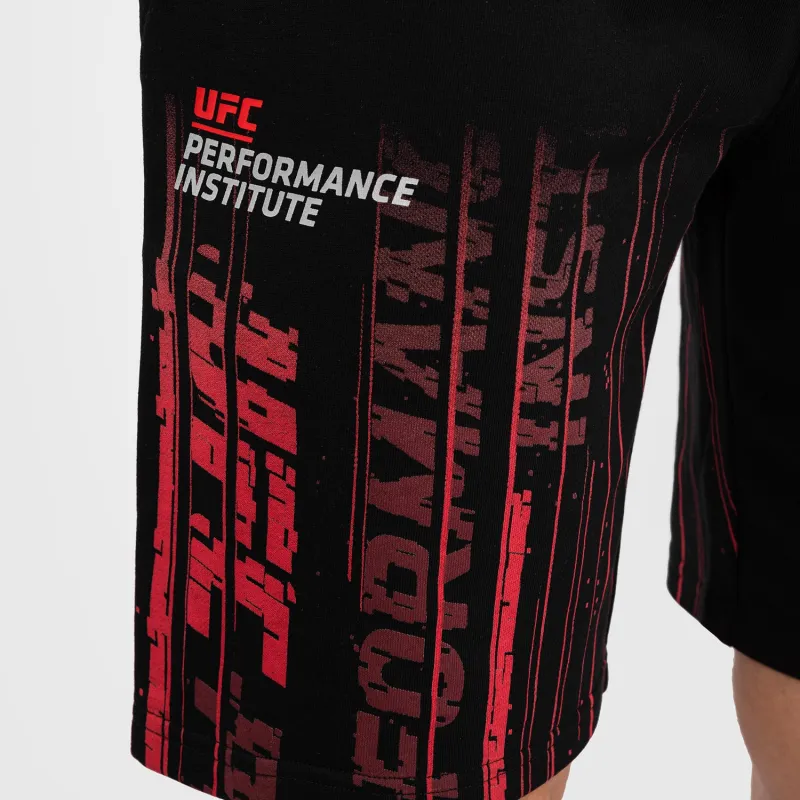 UFC Venum Performance Institute 2.0 Men’s Cotton Short - Black/Red - Image 5