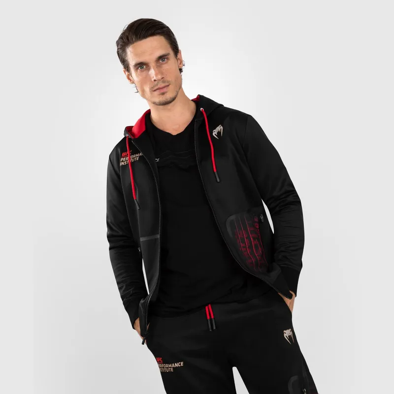UFC Venum Performance Institute 2.0 Men’s Zip Hoodie - Black/Red - Image 3