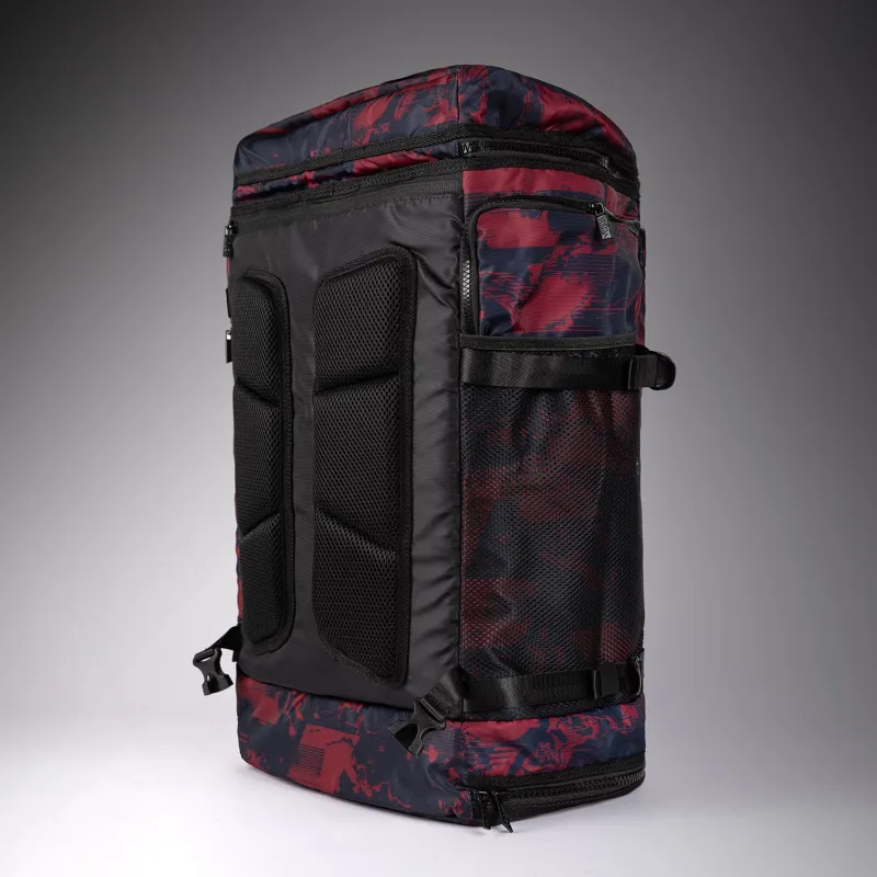 UFC Zenith by Venum Fight Week Sports Bags Navy Blue/Burgundy/Silver Backpack Personalized - Image 4