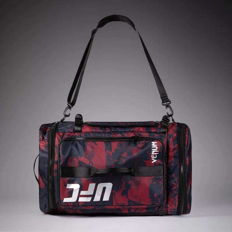 Unisex UFC Zenith by Venum Burgundy Authentic Fight Week Gear Bag Backpack (48L) - Image 5