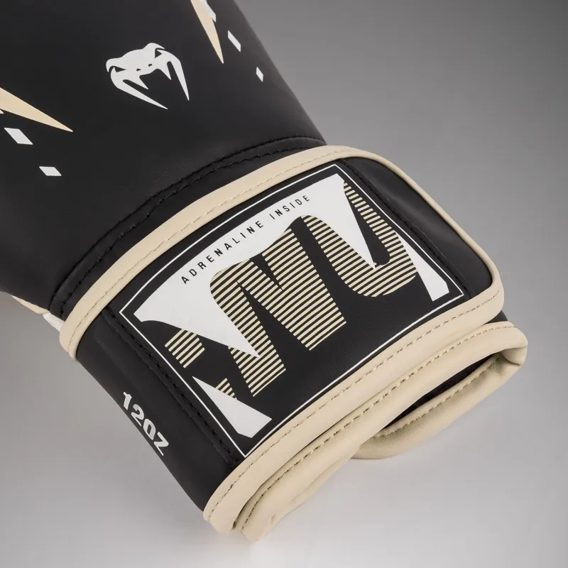 Venum Adrenaline Boxing Gloves - Black/ Ivory - Image 3