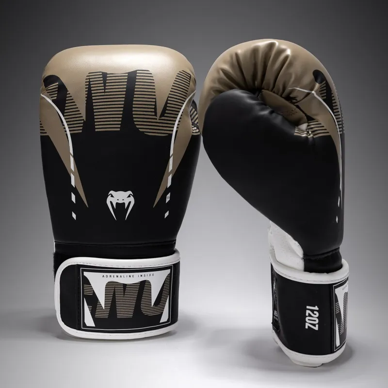 Venum Adrenaline Boxing Gloves - Black/Sand