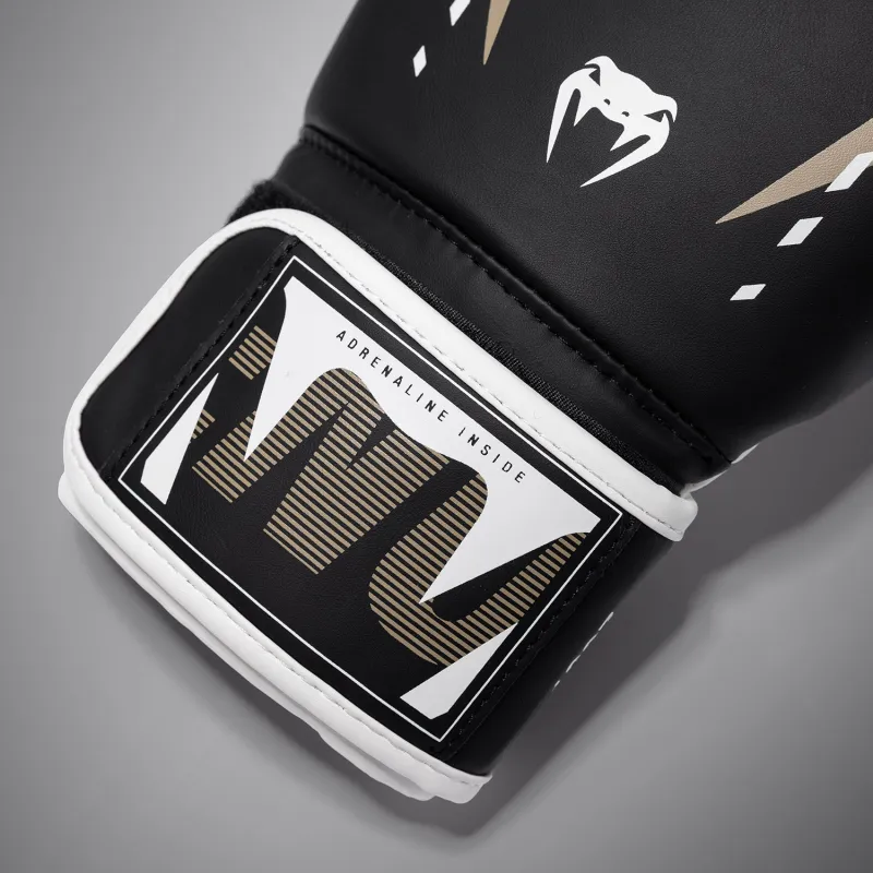 Venum Adrenaline Boxing Gloves - Black/Sand - Image 3
