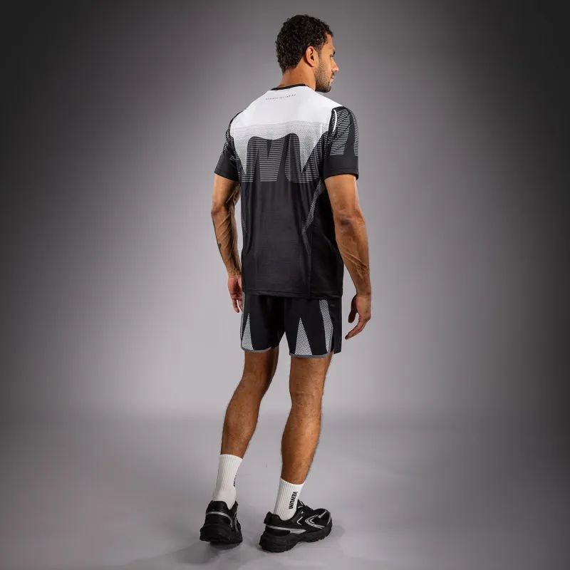 Venum Adrenaline Dry Tech T-Shirt - Black/Silver Grey - Image 3