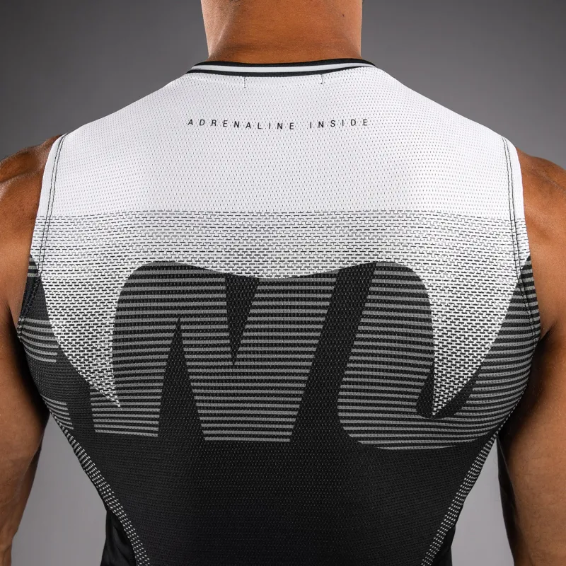 Venum Adrenaline Sleeveless Rashguard - Black/Silver Grey - Image 5