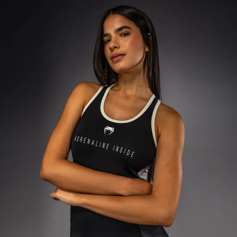 Venum Adrenaline Women's Dry Tech Tank Top - Black/ Ivory - Image 4