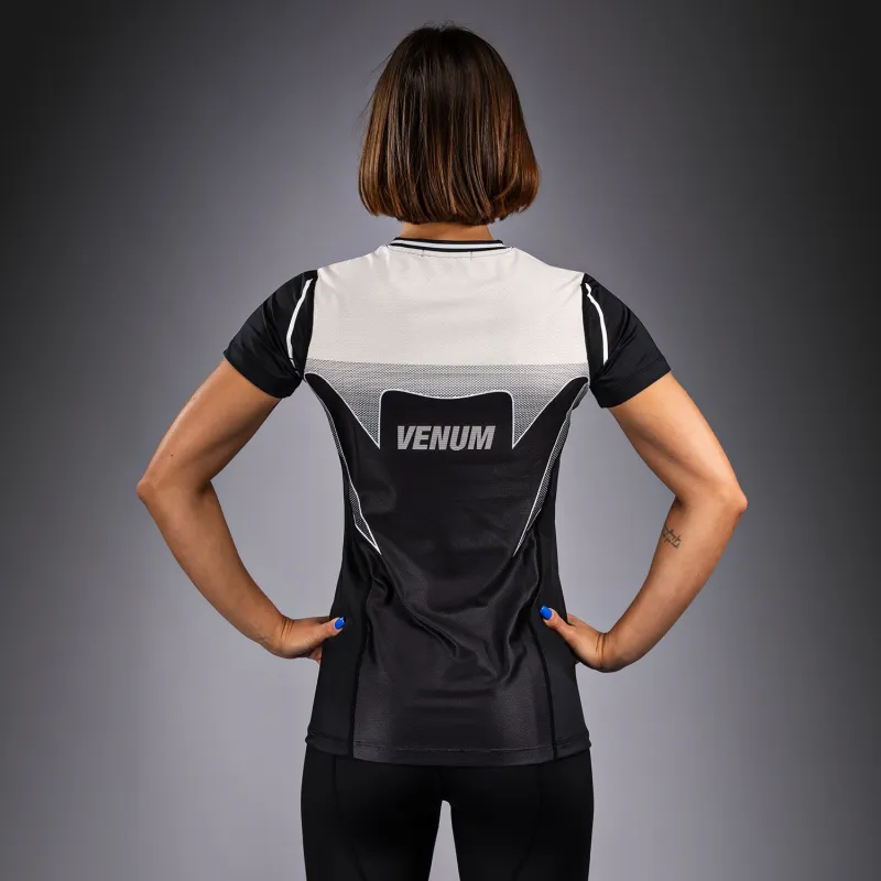 Venum Adrenaline Women's Dry-Tech T-Shirt - Black/ Ivory - Image 2