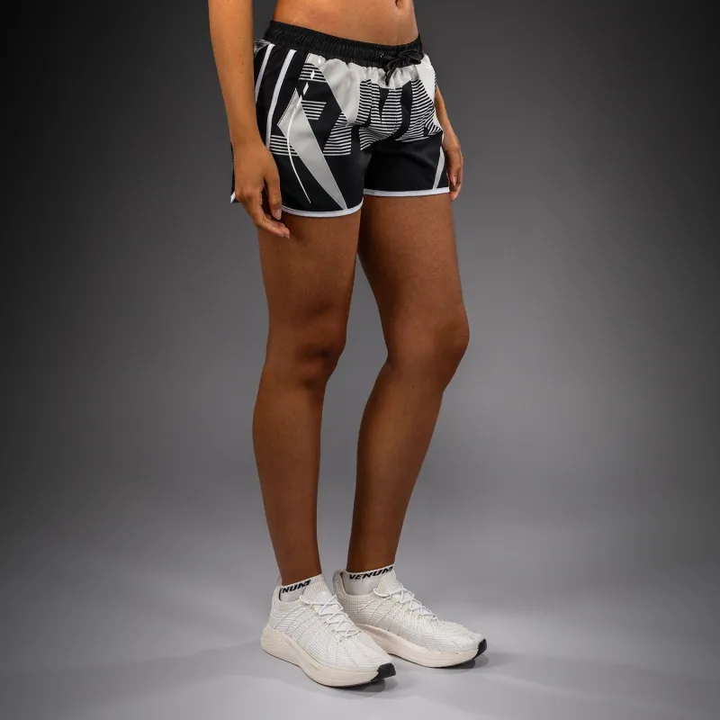 Venum Adrenaline Women's Training Shorts - Black/ Ivory - Image 2