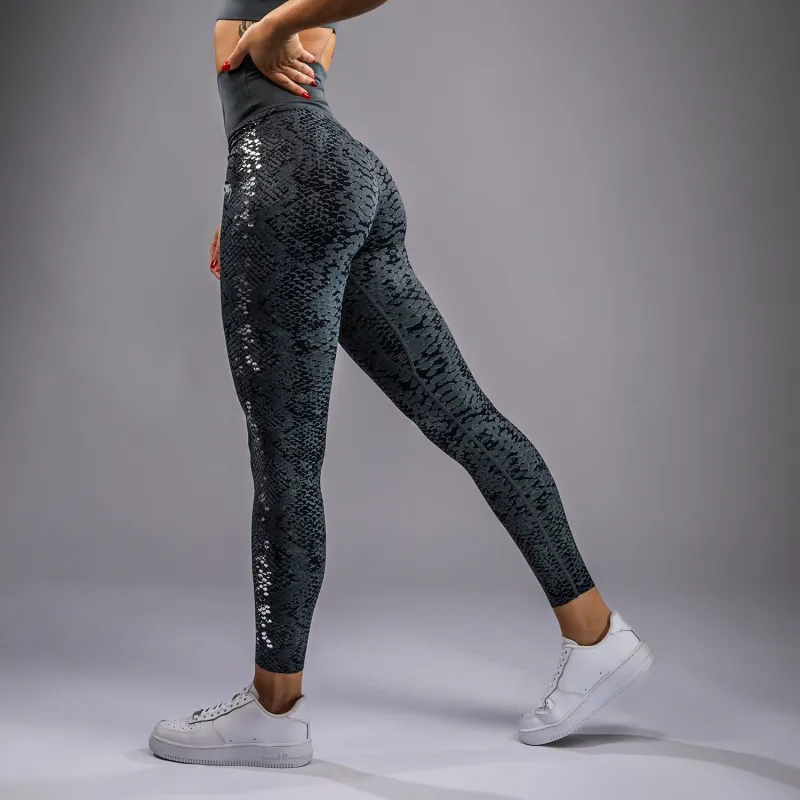 Venum Amazonia Women’s Full Length Leggings - Dark Grey - Image 4