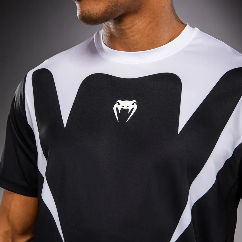 Venum Attack 90 Dry-Tech T-Shirt - White/Black - Image 5