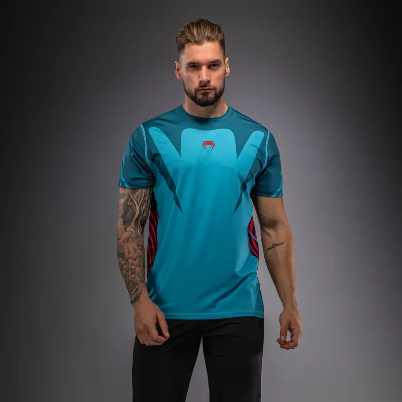 Venum Attack 90 Dry-Tech T-Shirt - Turquoise/Red