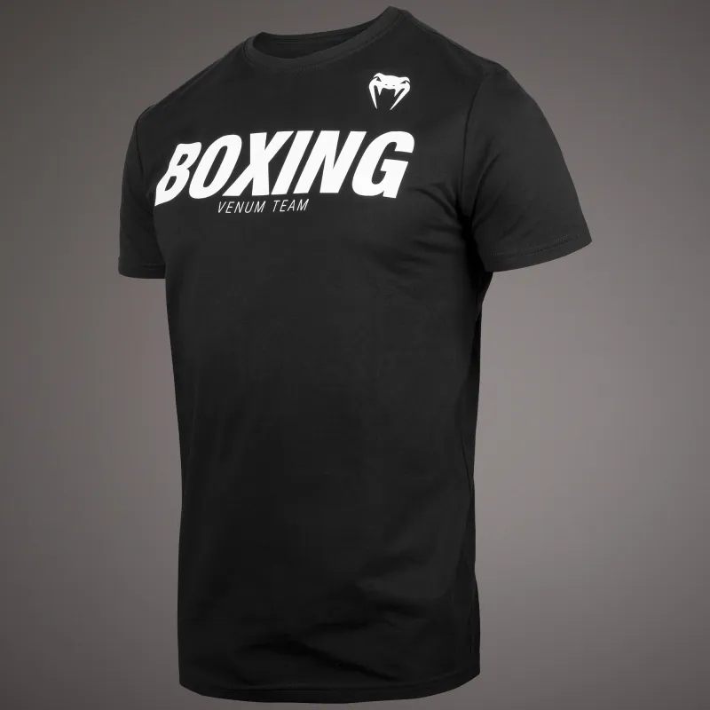 Venum Boxing VT T-shirt - Black/White - Image 3