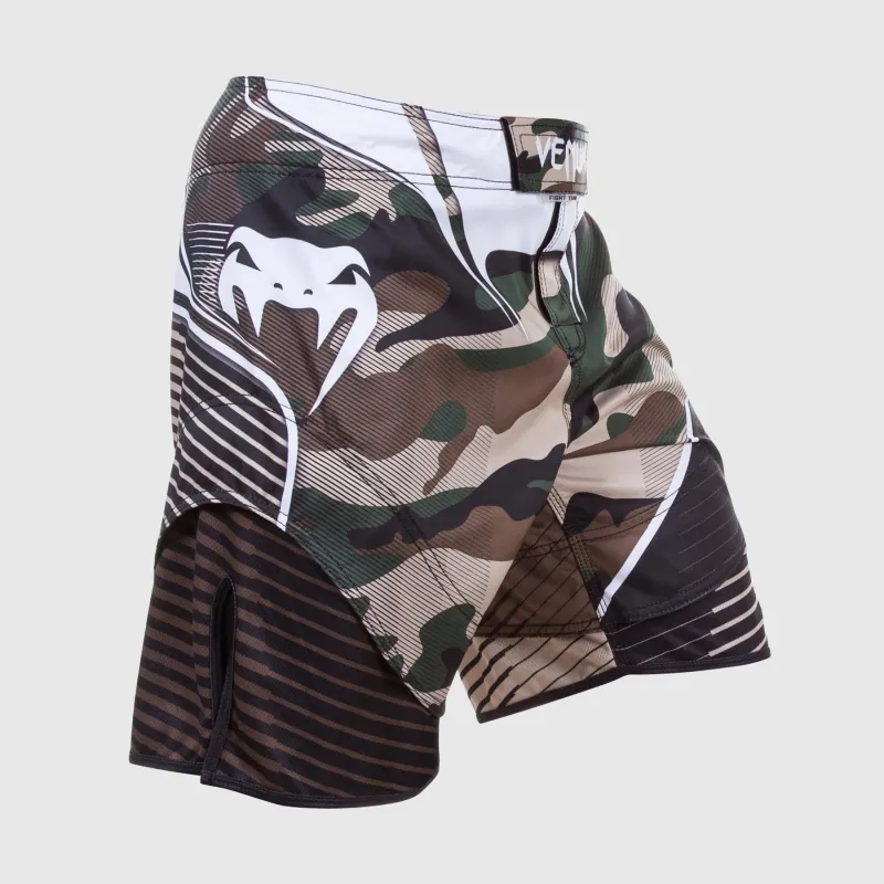 Venum Camo Hero Fightshorts - Green/Brown - Image 2