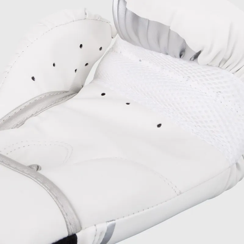 Venum Challenger 2.0 Boxing Gloves - White/Silver - Image 3