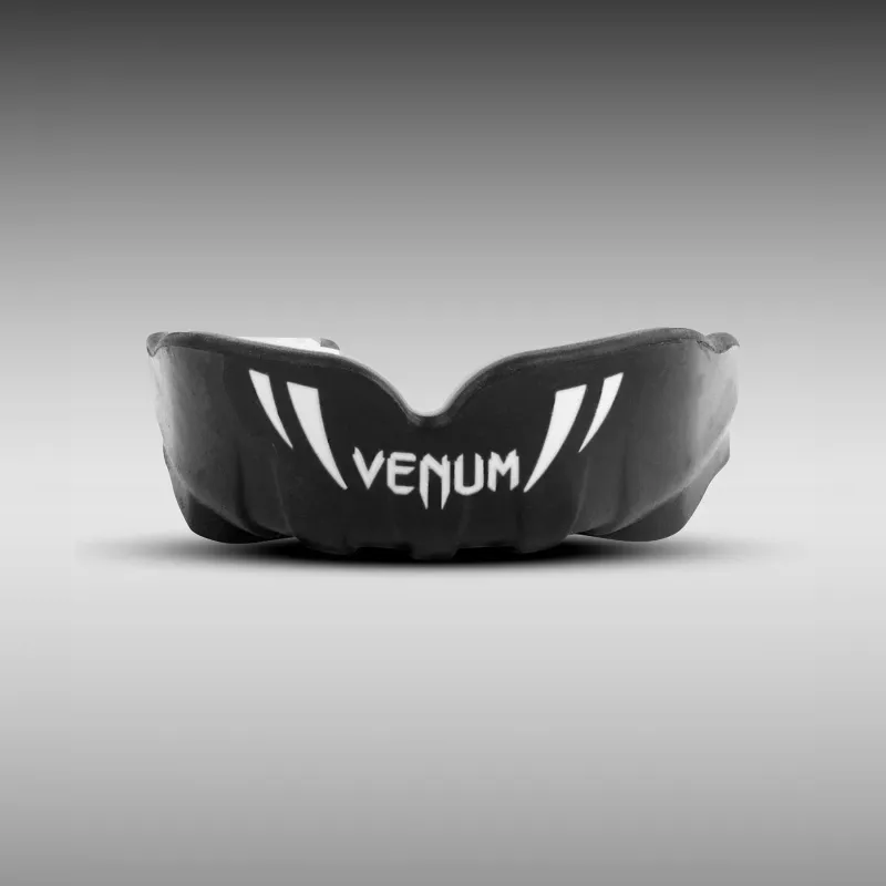Venum Challenger Kids Mouthguard - Black/White - Image 2
