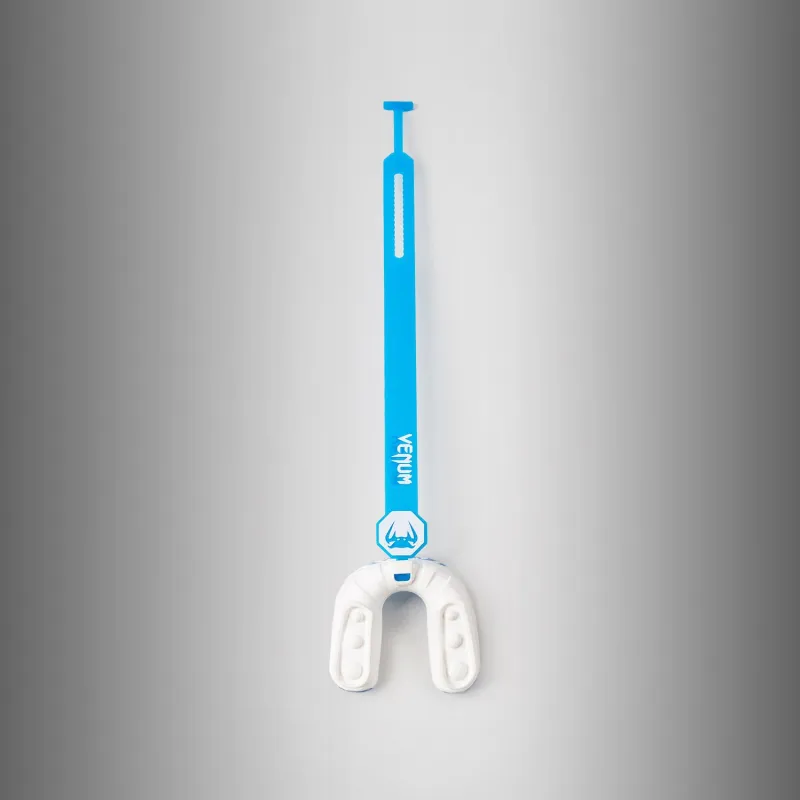 Venum Challenger Kids Mouthguard Strap/Strapless - White/Blue - Image 5