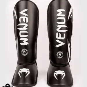 Venum Challenger Kids Shin Guards - Black/White