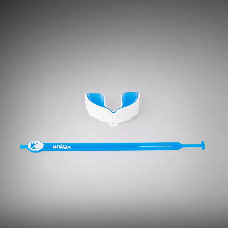 Venum Challenger Mouthguard Strap/Straples - White/Blue - Image 2