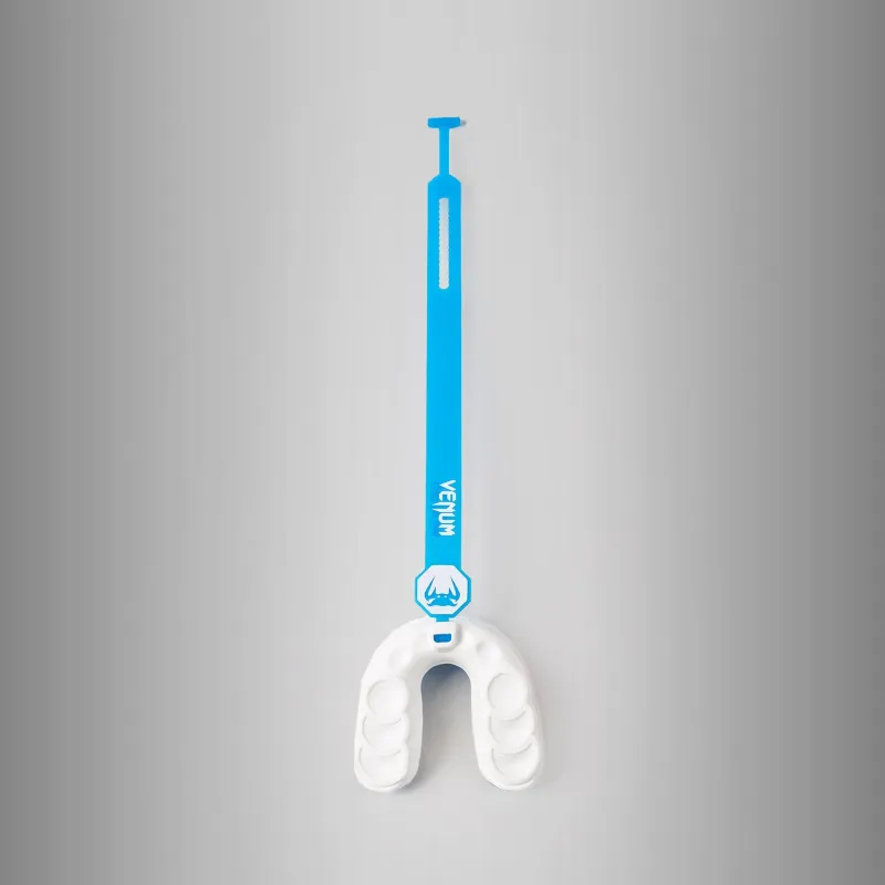 Venum Challenger Mouthguard Strap/Straples - White/Blue - Image 5