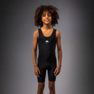 Venum Challenger Youth Wrestling Singlet - Black