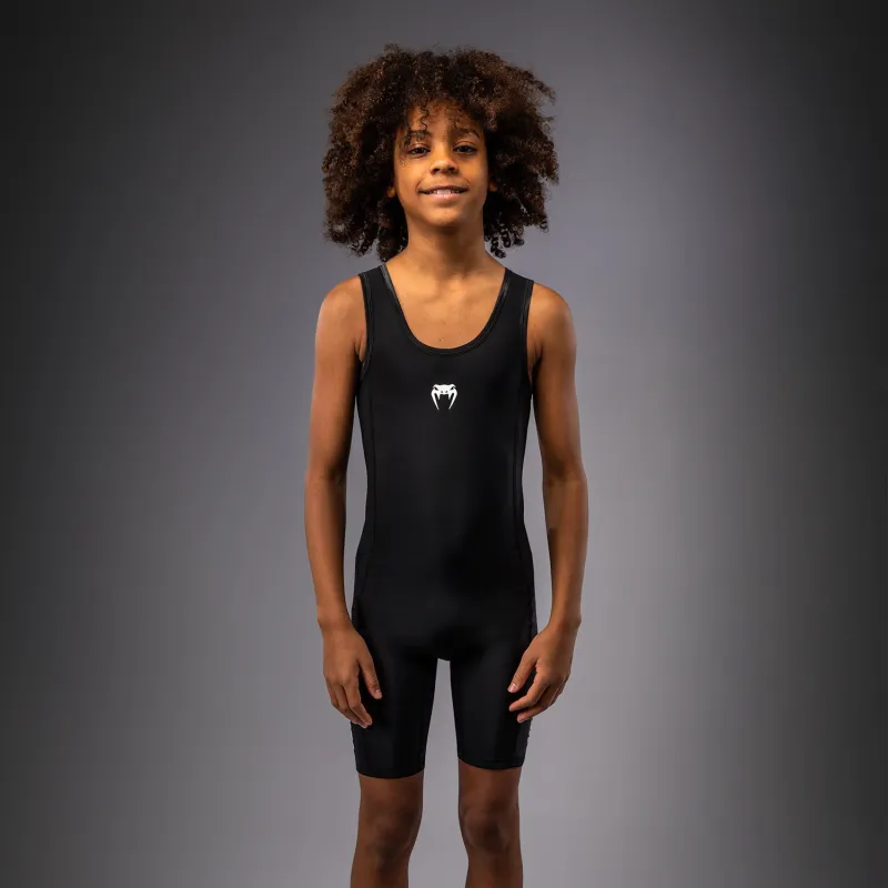 Venum Challenger Youth Wrestling Singlet - Black