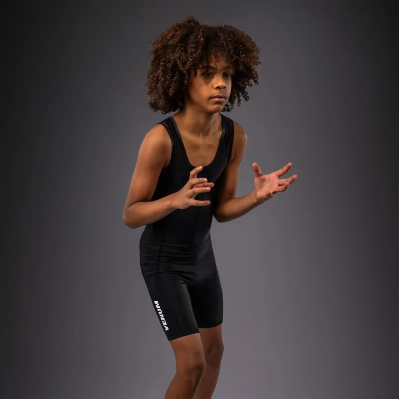 Venum Challenger Youth Wrestling Singlet - Black - Image 4