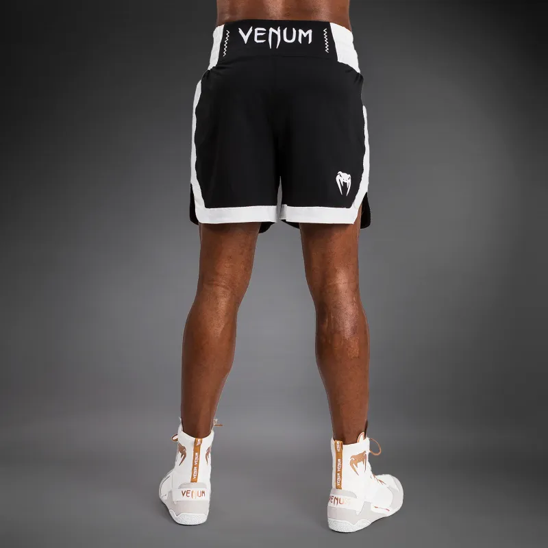 Venum Classic Boxing Shorts - Black/White - Image 5