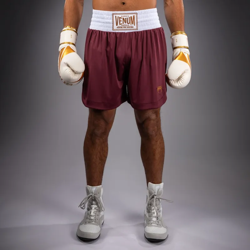 Venum Classic Boxing Shorts - Burgundy