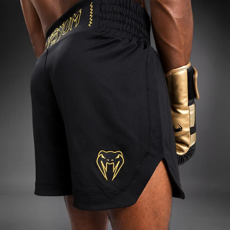 Venum Classic Boxing Shorts - Black/Gold - Image 2